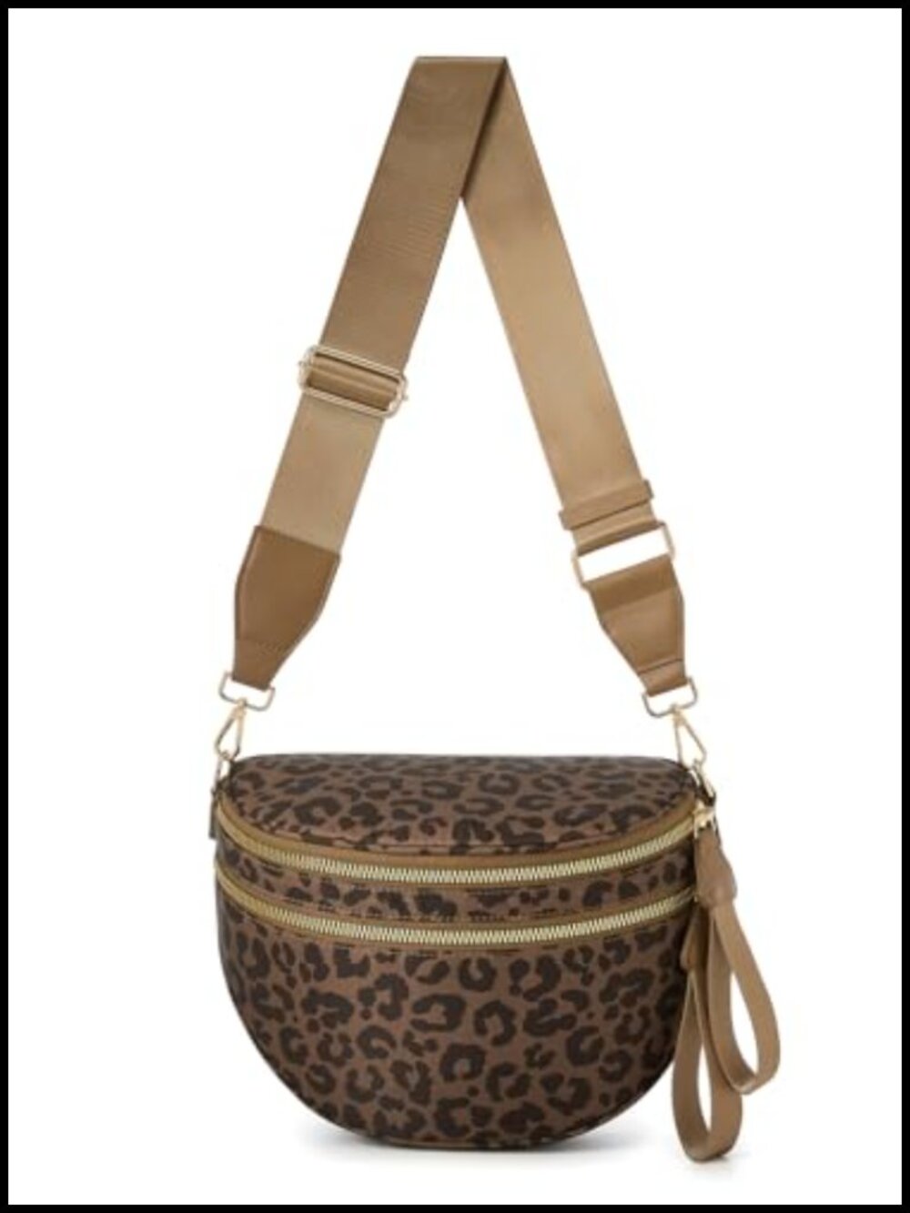 Water Resistant Nylon Crossbody Bum Bag Adjustable Strap Waist Pack